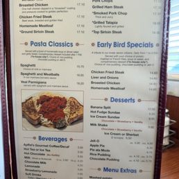 Menu as of 4/2026 Menu as of 4/2026