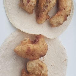 Nativo Tulum - Pulpo and Mixto tacos. They come plain and you add the extras. Not like baja style but still delicious.