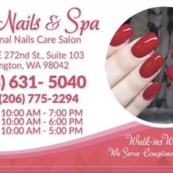 Star Nail Salon - Biz card
