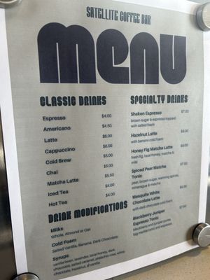Menu photo 3 Satellite Coffee Bar Phoenix, AZ Menu photo 3 Satellite Coffee Bar Phoenix, AZ