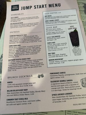 Menu photo 7 First Watch Jacksonville, NC