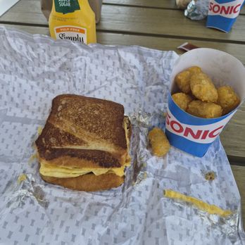 Sonic - Toast Sausage and tater tots - Burgers Near Me - Kapolei, Hawaii Sonic - Toast Sausage and tater tots - Burgers Near Me - Kapolei, Hawaii