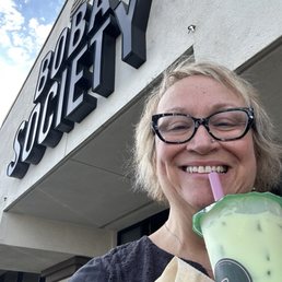 Exterior outside entrance of Boba Society - Honeydew Melon Milk Green Tea and Boba - Henderson, Nevada Exterior outside entrance of Boba Society - Honeydew Melon Milk Green Tea and Boba - Henderson, Nevada