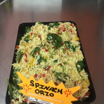Fairfield Deli & Grill - Spinach orzo is just one of our healthy salads we have many healthy salads too choose from our salads are made fresh daily by gourmet chefs - Breakfast & Brunch Near Me - Fairfield, Connecticut Fairfield Deli & Grill - Spinach orzo is just one of our healthy salads we have many healthy salads too choose from our salads are made fresh daily by gourmet chefs - Breakfast & Brunch Near Me - Fairfield, Connecticut