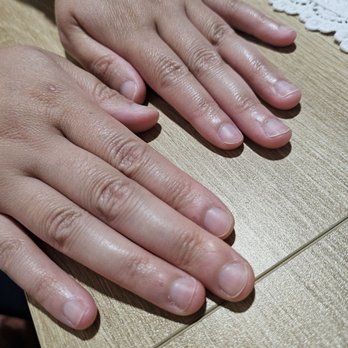Max Nails - Looks like I cut my nails myself NOT by a professional. This was $29! - Waxing Near Me - Gresham, Oregon