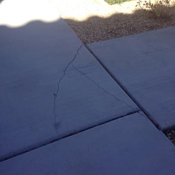 Frontier Landscaping - Crack in the concrete. - Landscaping Near Me - Las Vegas, Nevada