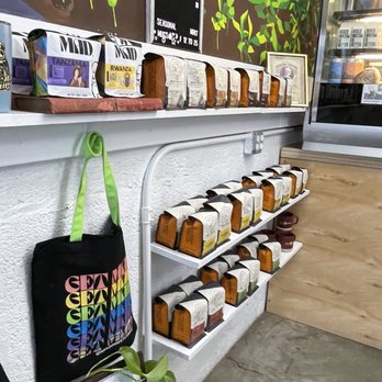 Mad Priest Coffee Roasters - shelves of coffee roasters - Coffee Roasteries Near Me - Chattanooga, Tennessee Mad Priest Coffee Roasters - shelves of coffee roasters - Coffee Roasteries Near Me - Chattanooga, Tennessee