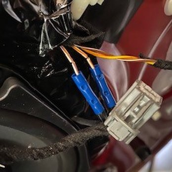 Audio Express - They cut into the speaker line to test the signal but left them exposed. - Car Stereo Installation Near Me - Albuquerque, New Mexico