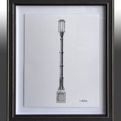 Hudson Art & Framing - Jason DeMartino stiple drawing