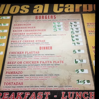 Menu photo 7 ñoños tacos Austin, TX
