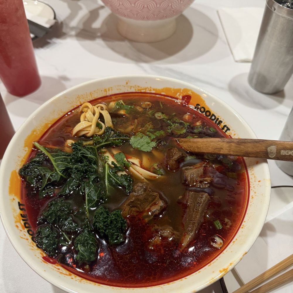 Noodle St - Beef noodle soup. If I could give this plate six stars, I would. - Noodles Near Me - Fullerton, California Noodle St - Beef noodle soup. If I could give this plate six stars, I would. - Noodles Near Me - Fullerton, California
