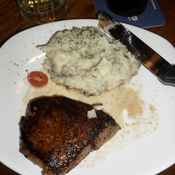 Outback Steakhouse - smallest steak with mashed - Steakhouses Near Me - Bloomington, Illinois