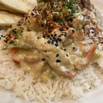The Med - Spicy Green Curry - Greek Near Me - Salt Lake City, Utah The Med - Spicy Green Curry - Greek Near Me - Salt Lake City, Utah