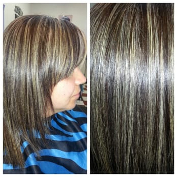 Vogue Hair Designs - Brown base /Highlights - Hair Stylists Near Me - Watsonville, California Vogue Hair Designs - Brown base /Highlights - Hair Stylists Near Me - Watsonville, California