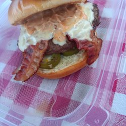 Dances with Hotdogs - Wee bit spicy burger
