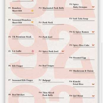 TK92 Korean BBQ - Menu - Korean Near Me - San Gabriel, California TK92 Korean BBQ - Menu - Korean Near Me - San Gabriel, California