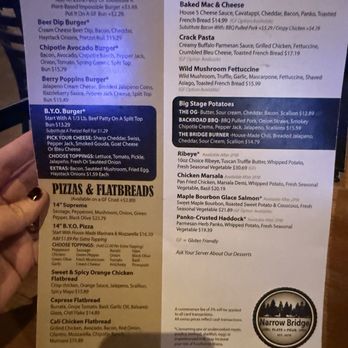 Narrow Bridge - Menu - Brewpubs Near Me - Green Bay, Wisconsin