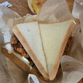 Pecking House - Chili chicken sando - amazing too! - Chicken Shop Near Me - Brooklyn, New York