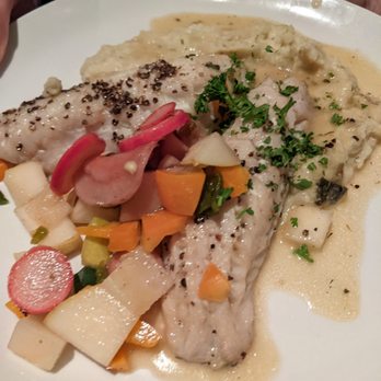 The Vesper - Black sea bass - Cocktail Bars Near Me - Rochester, New York