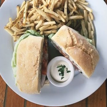 Le Garage - Pan Bagnat Sandwich - French Near Me - Sausalito, California Le Garage - Pan Bagnat Sandwich - French Near Me - Sausalito, California