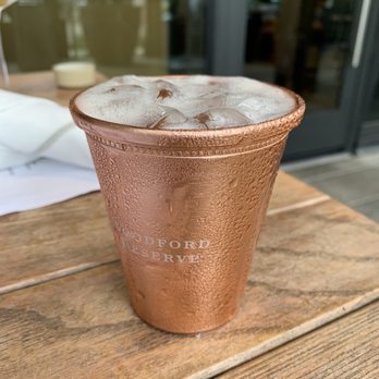 Yardbird - Mint Julep in honor of the Kentucky Derby. They give you the cup to take home. - Southern Near Me - Dallas, Texas