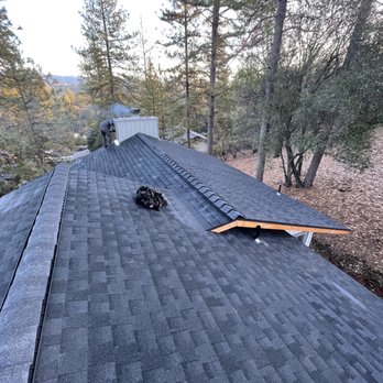 JMK Roofing - New fascia and GAF Charcoal - Roofing Near Me - Sonora, California