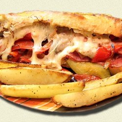 Pagano's Catering - Cuban sandwich with oven-roasted potatoes