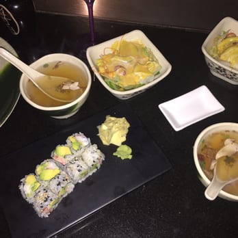 Nikko Hibachi - Miso Soup x Green Salad w. Ginger Dressing x King Crab Avocado Roll - Japanese Near Me - Fresh Meadows, New York Nikko Hibachi - Miso Soup x Green Salad w. Ginger Dressing x King Crab Avocado Roll - Japanese Near Me - Fresh Meadows, New York