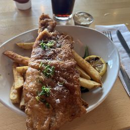 Fish and chips.