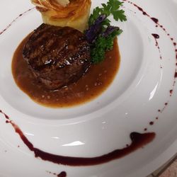 Steak & Meer - Pfeffersteak Kartoffel Gratin