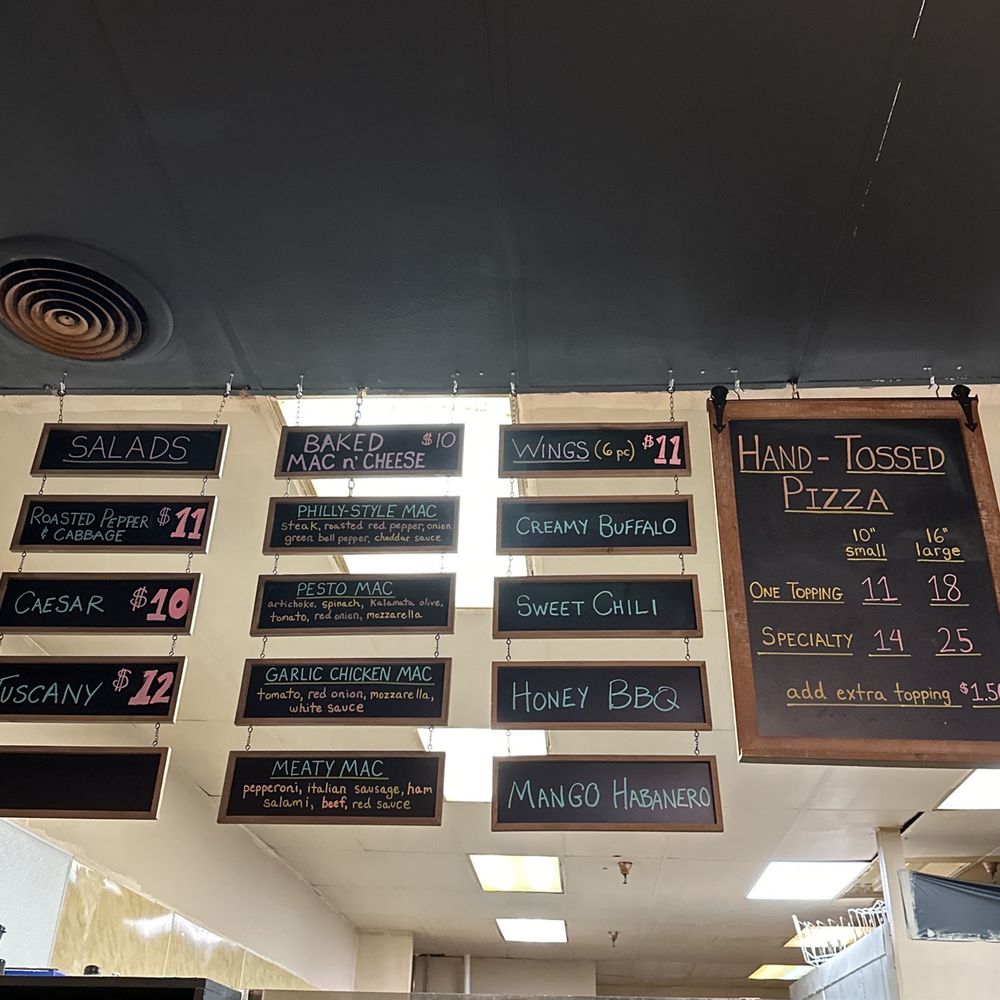 Menu salad, Mac n cheese, wings Menu salad, Mac n cheese, wings