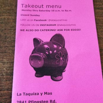La Taquiza Y Mas - Takeout menu - Mexican Near Me - Glenview, Illinois