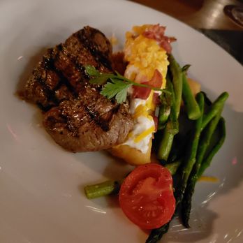 JOEY South Common - Prime sirloin with crispy mashed potato and asparagus - Lounges Near Me - Edmonton, Alberta JOEY South Common - Prime sirloin with crispy mashed potato and asparagus - Lounges Near Me - Edmonton, Alberta