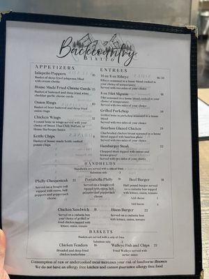 Menu photo 2 Backcountry Bistro Gardiner, MT Menu photo 2 Backcountry Bistro Gardiner, MT