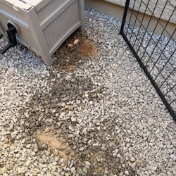 Best Landscaping Groups - Never cleared debris before putting in rocks and flooding pooled from the poorly installed irrigation system