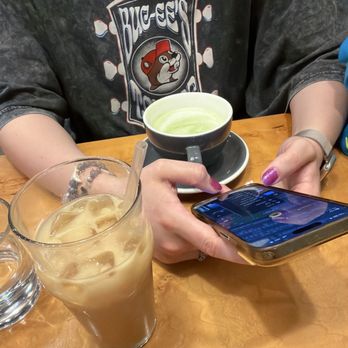 Dose Café & Dram Bar - Latte with coconut milk and miel syrup, matcha latte with honey lavender syrup - Coffee & Tea Near Me - Nashville, Tennessee