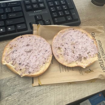 Einstein Bros. Bagels - "Extra" cream cheese. I don't think so. - Bagels Near Me - Chandler, Arizona