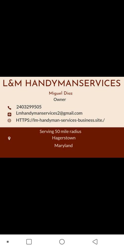 Slide of L&M Handyman Services