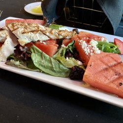 Fowler House Kitchen - Watermelon and cucumber entree salad