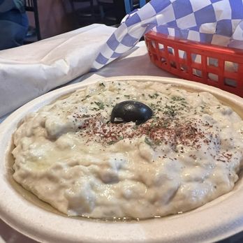 Mediterranean Grill - Babaganoush with pita bread - Mediterranean Near Me - Bellevue, Washington Mediterranean Grill - Babaganoush with pita bread - Mediterranean Near Me - Bellevue, Washington