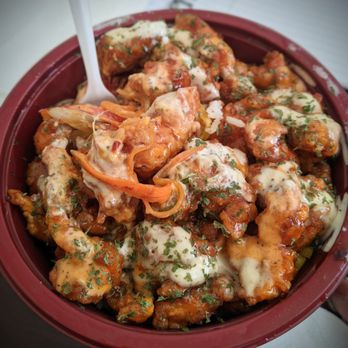 Wings Mania - This Thai Chili bowl with chicken is BEST!!! - Chicken Wings Near Me - Snellville, Georgia