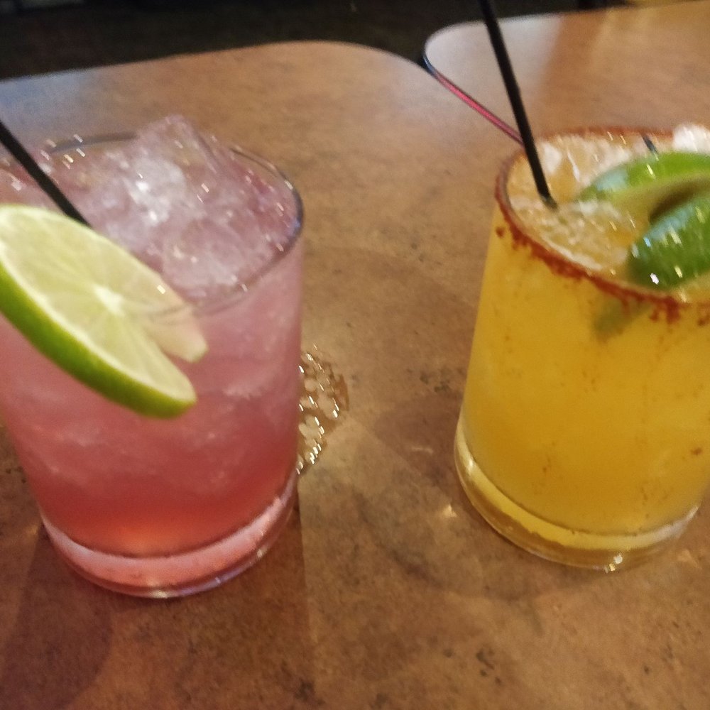 Hibiscus margarita n Spicy Passion fruit margarita Hibiscus margarita n Spicy Passion fruit margarita