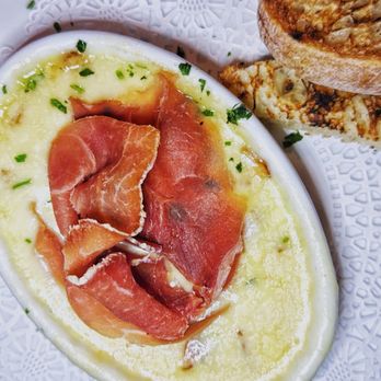 Gran Caffe L'Aquila - Scamorza -- Fire-roasted aged mozzarella, prosciutto - Coffee & Tea Near Me - Philadelphia, Pennsylvania