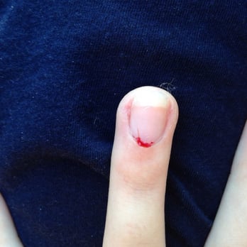 Fancy Nails - Left in the middle of my manicure because they took a chunk out of my cuticle and it started bleeding everywhere. Horrible - Nail Salons Near Me - Burke, Virginia