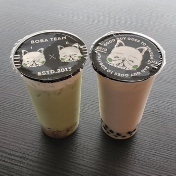 BoBaPoP - Tokyo matcha pistacho lattea & osmanthus milk tea - Coffee & Tea Near Me - San Gabriel, California