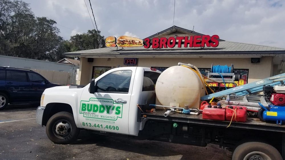 Slide of Buddys Pressure Washing