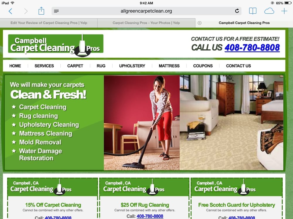 CARPET CLEANING PROS Sunnyvale, California Carpet Cleaning Phone Number Yelp