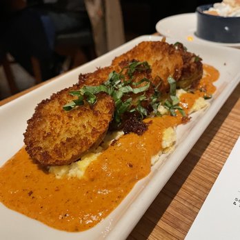 Tupelo Honey Southern Kitchen & Bar - Famous Fried Green Tomatoes* - Southern Near Me - Denver, Colorado Tupelo Honey Southern Kitchen & Bar - Famous Fried Green Tomatoes* - Southern Near Me - Denver, Colorado