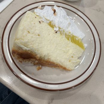 Eagle Diner - My FAVORITE lemon meringue cheesecake - Diners Near Me - Warminster, Pennsylvania