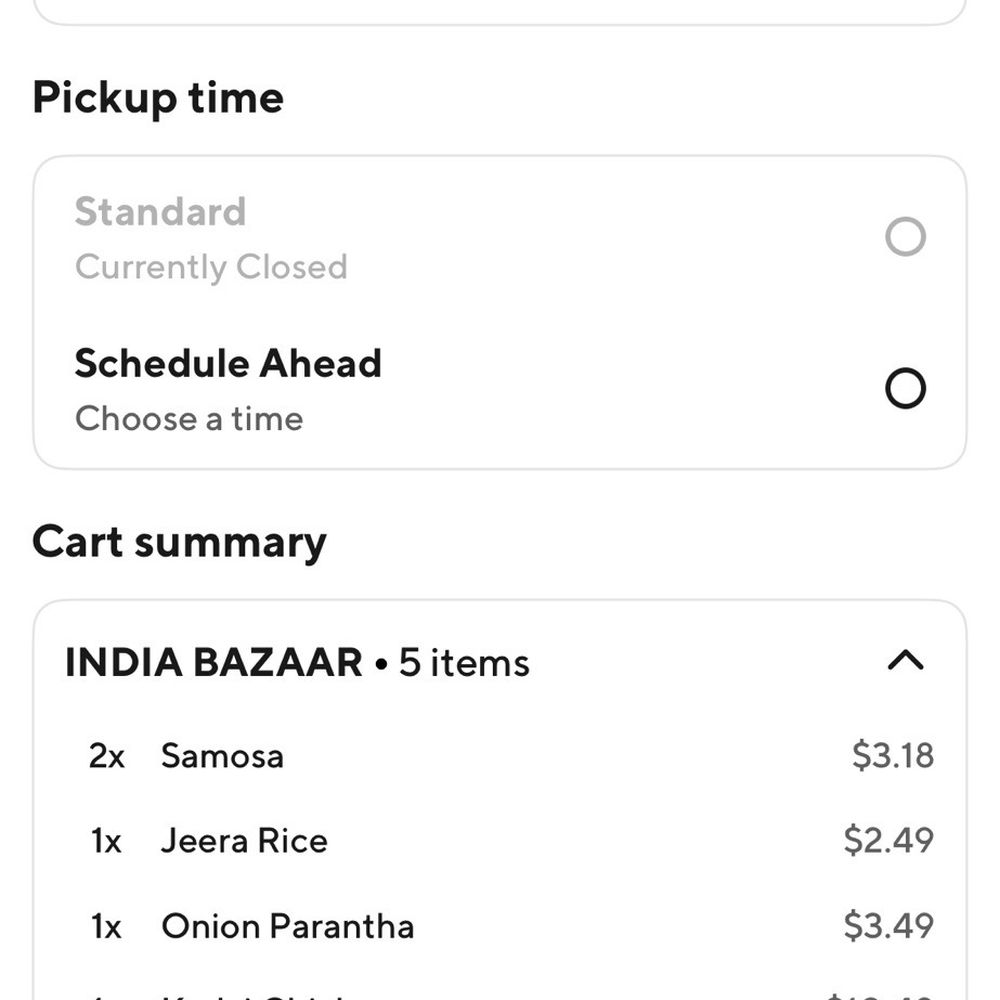 India Bazaar & Amritsari Rasoi - What I called and ordered! - Indian Near Me - Fresno, California